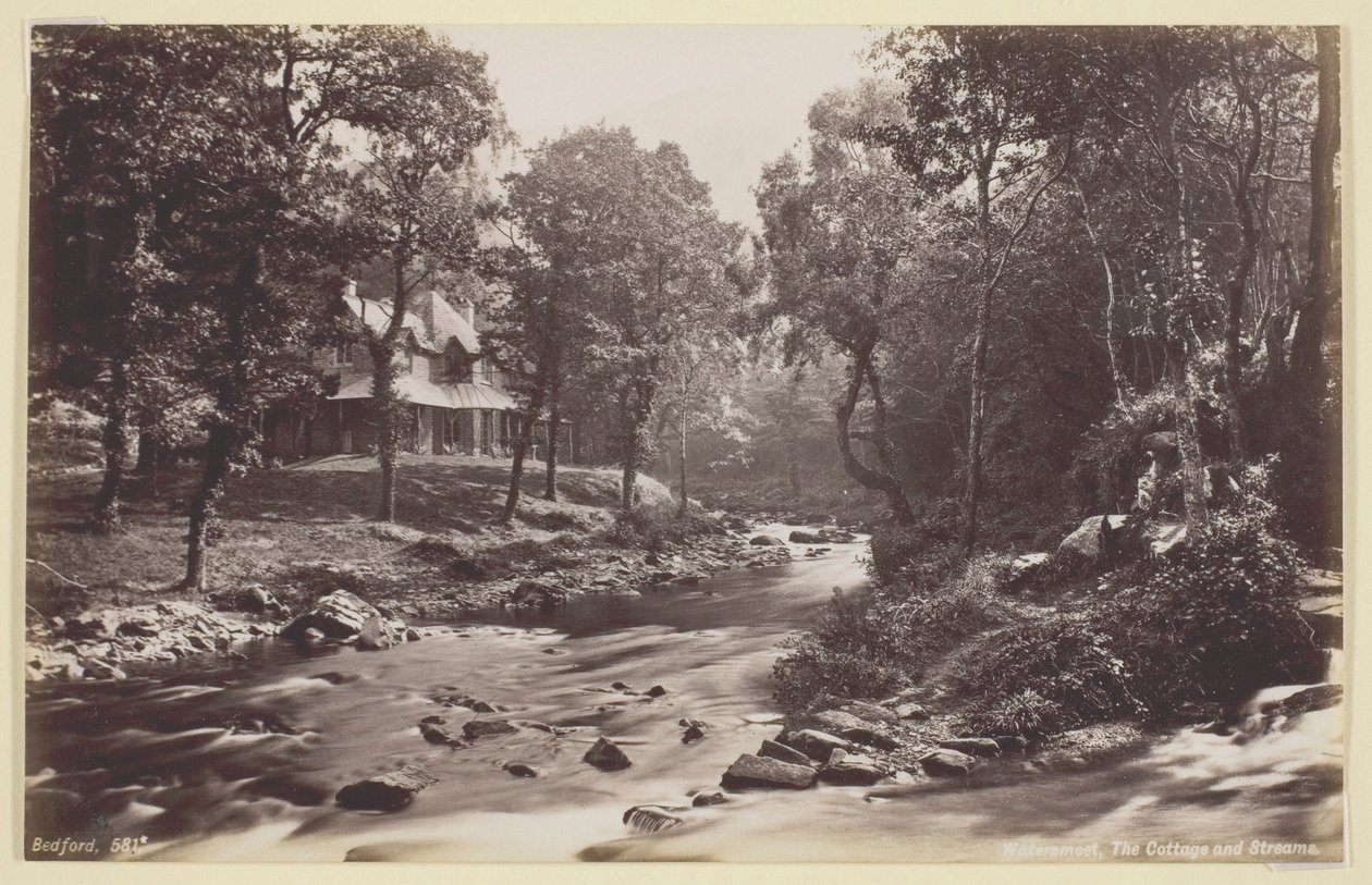 Watersmeet, The Cottage og Streams av Francis Bedford