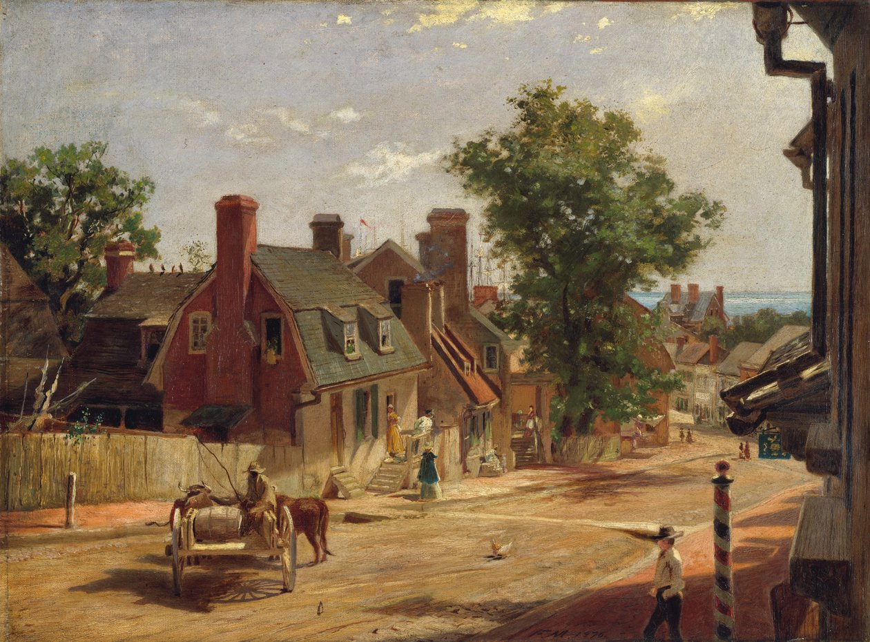 Old Annapolis, Francis Street, 1876. av Francis Blackwell Mayer