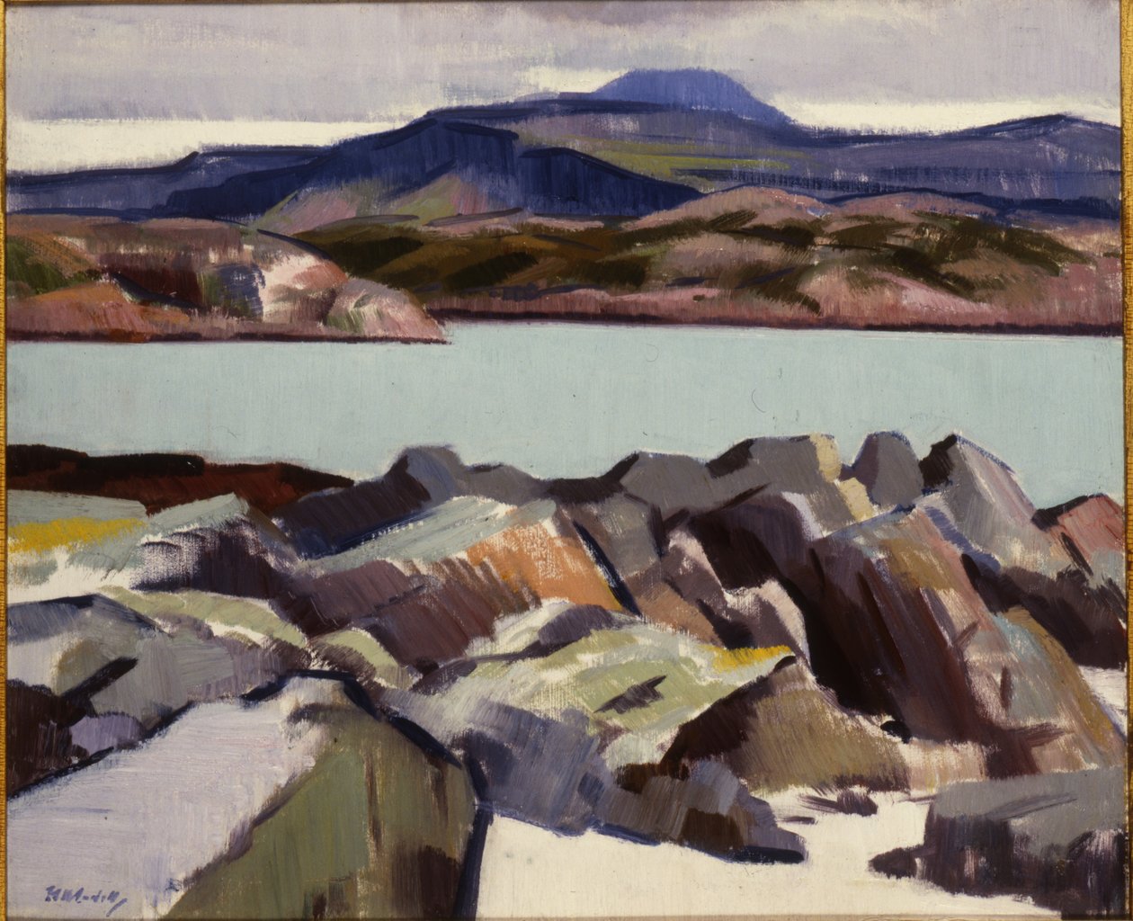 Ben More, ovenfra Port Beag na Sligeanach (olje på lerret) av Francis Campbell Boileau Cadell