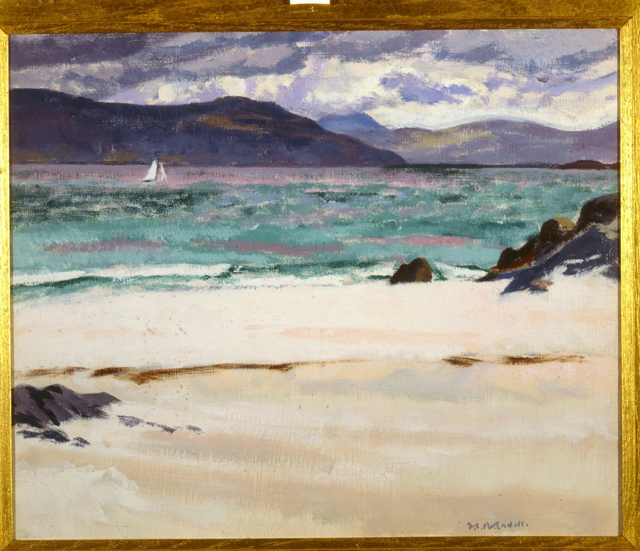 Iona, ca. 1926 (olje på panel) av Francis Campbell Boileau Cadell