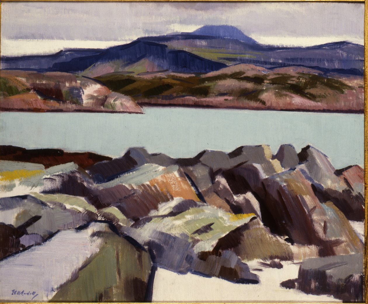 The East Bay, Iona (olje på lerret) av Francis Campbell Boileau Cadell