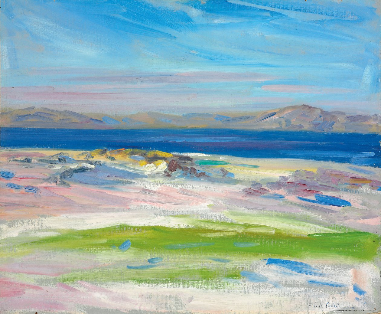Utsikten over den hvite sanden, Iona av Francis Campbell Boileau Cadell