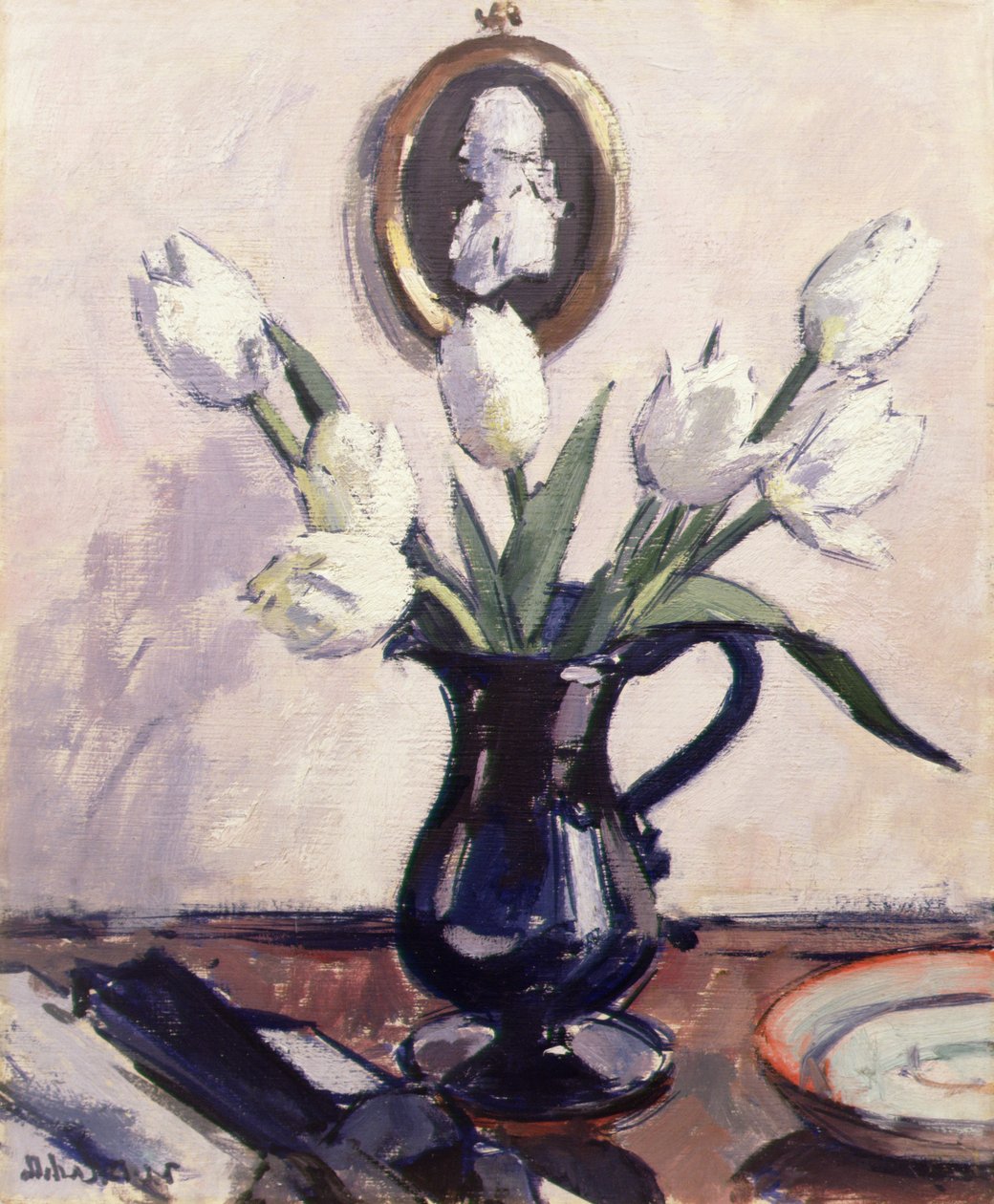 Tulipaner, ca. 1920 (olje på panel) av Francis Campbell Boileau Cadell