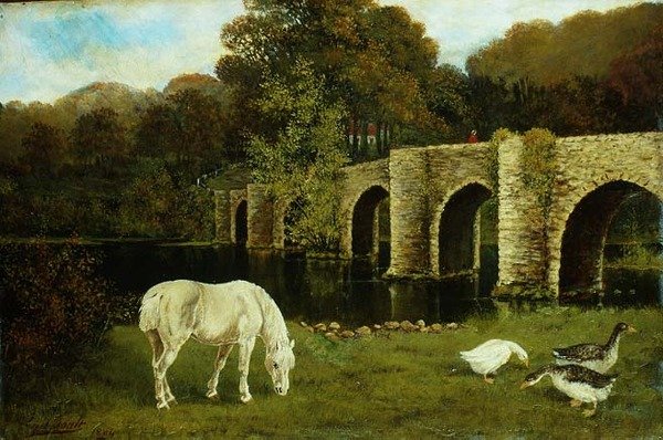 En bro over elven Stour av Francis Cecil Boult