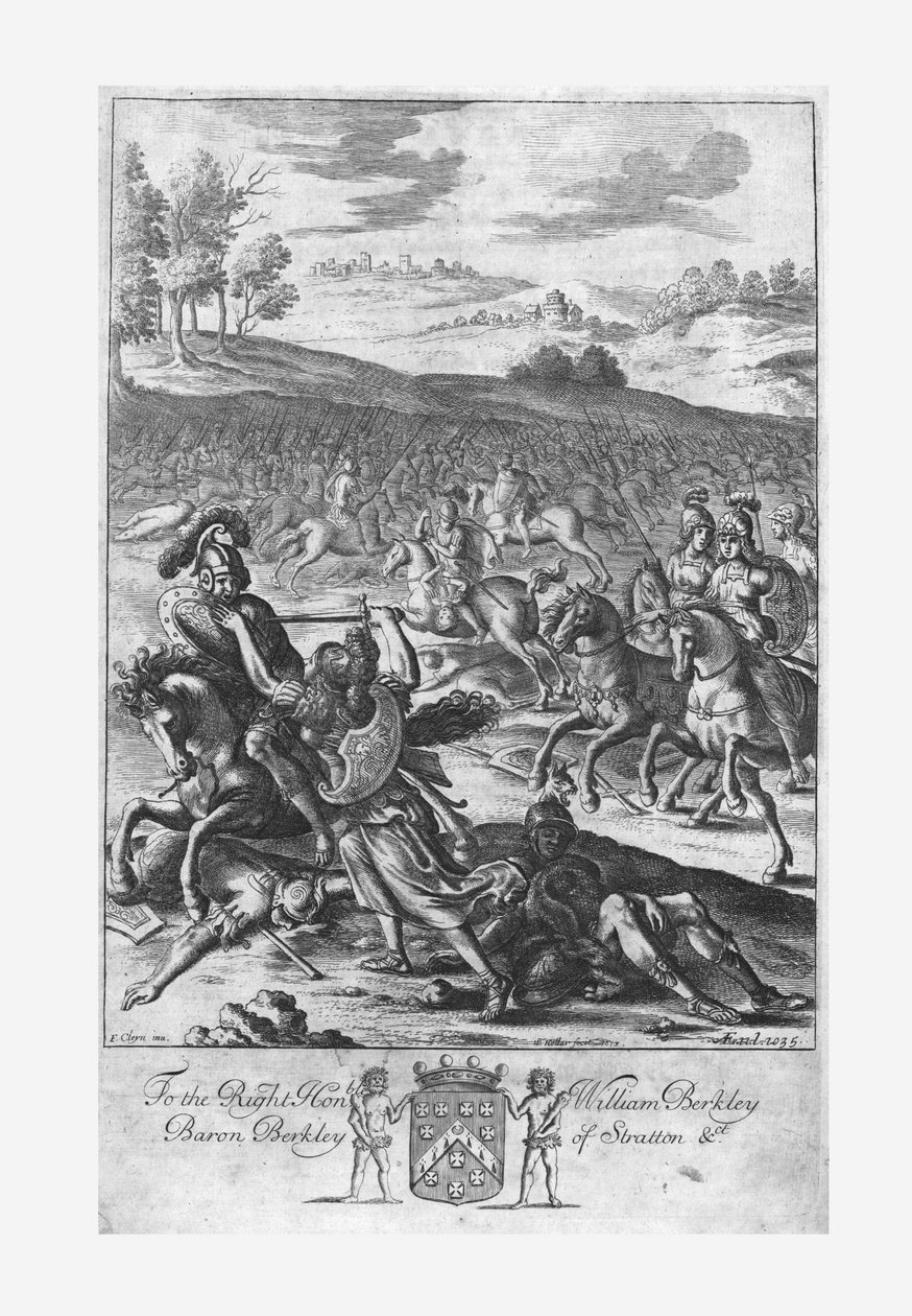 Camilla dreper Aunus, 1653. av Francis Cleyn