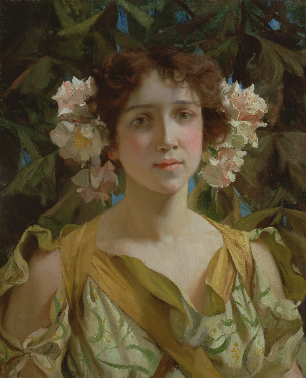 Springtime (olje på lerret) av Francis Coates Jones