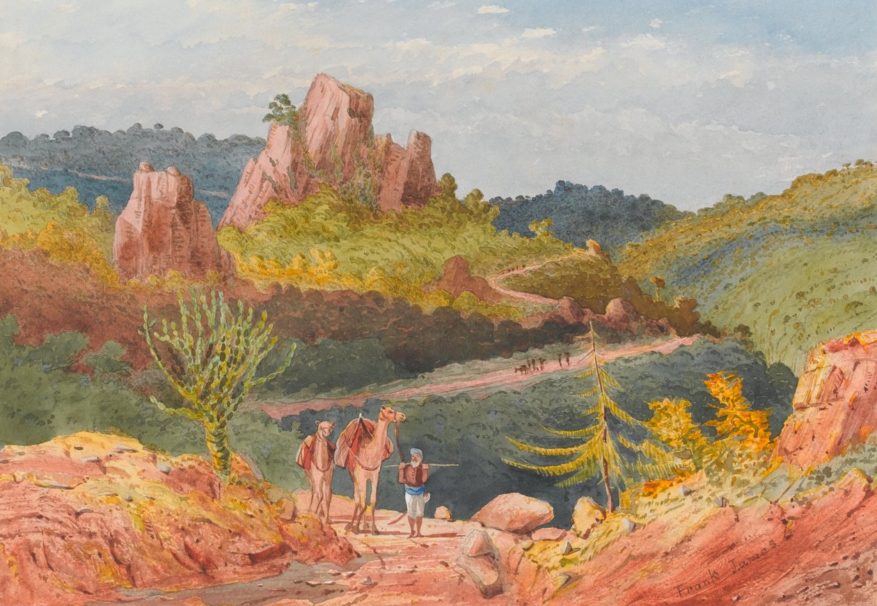 Amba Alaji, nær Atillam av Francis Cornelius James