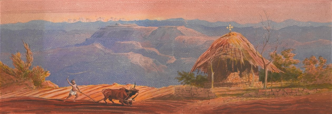 Første utsikt over Magdala av Francis Cornelius James
