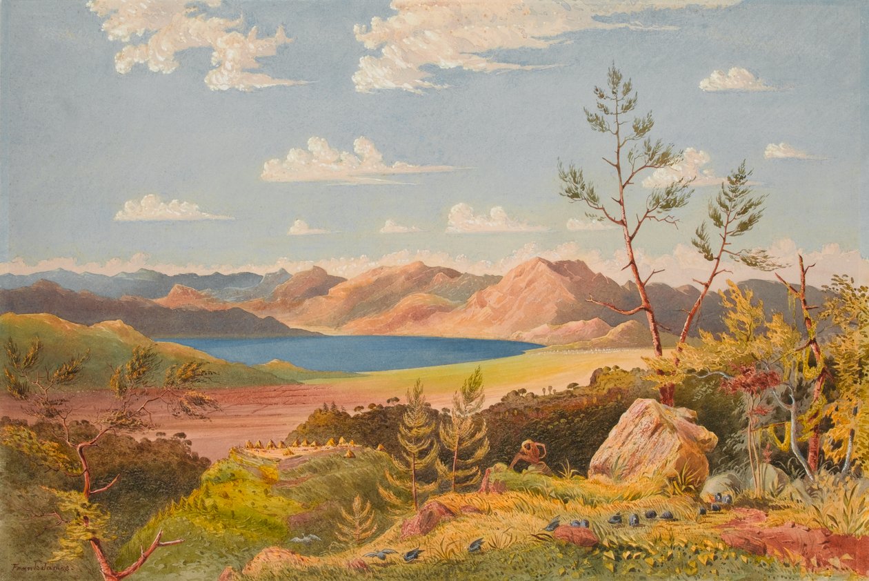 Lake Ashangi av Francis Cornelius James