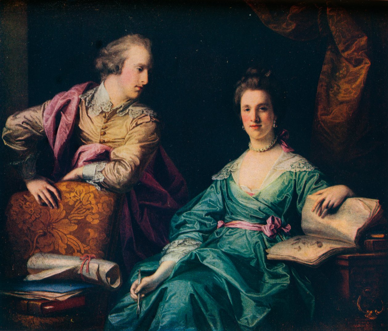 Isabel og Thomas Crathorne, 1767 av Francis Cotes