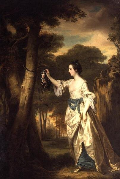 Mary Colby som Emma (olje på lerret) av Francis Cotes