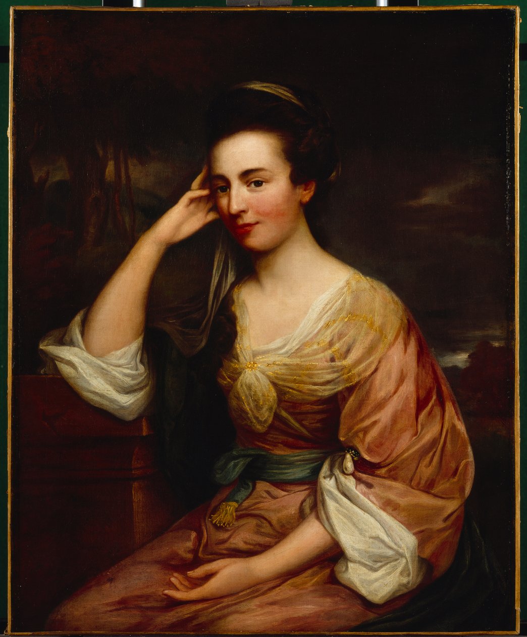 Mrs Chandos-Pole (olje på lerret) av Francis Cotes