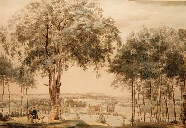 Purley Hall, Berks av Francis Cotes