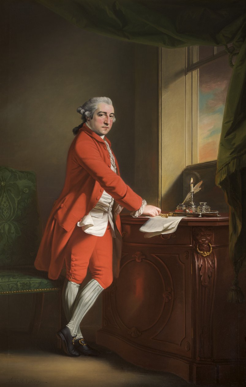 Sir Peter Byrne Leicester, 4. Baronet, 1769 av Francis Cotes