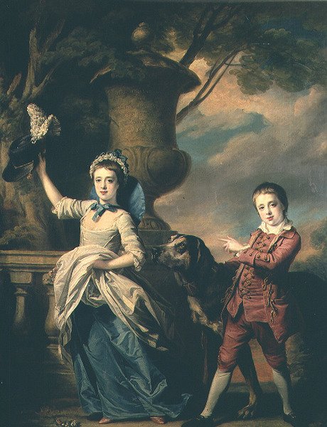 Barna til Sir Edward og Dame Ann Astley, 1767 av Francis Cotes