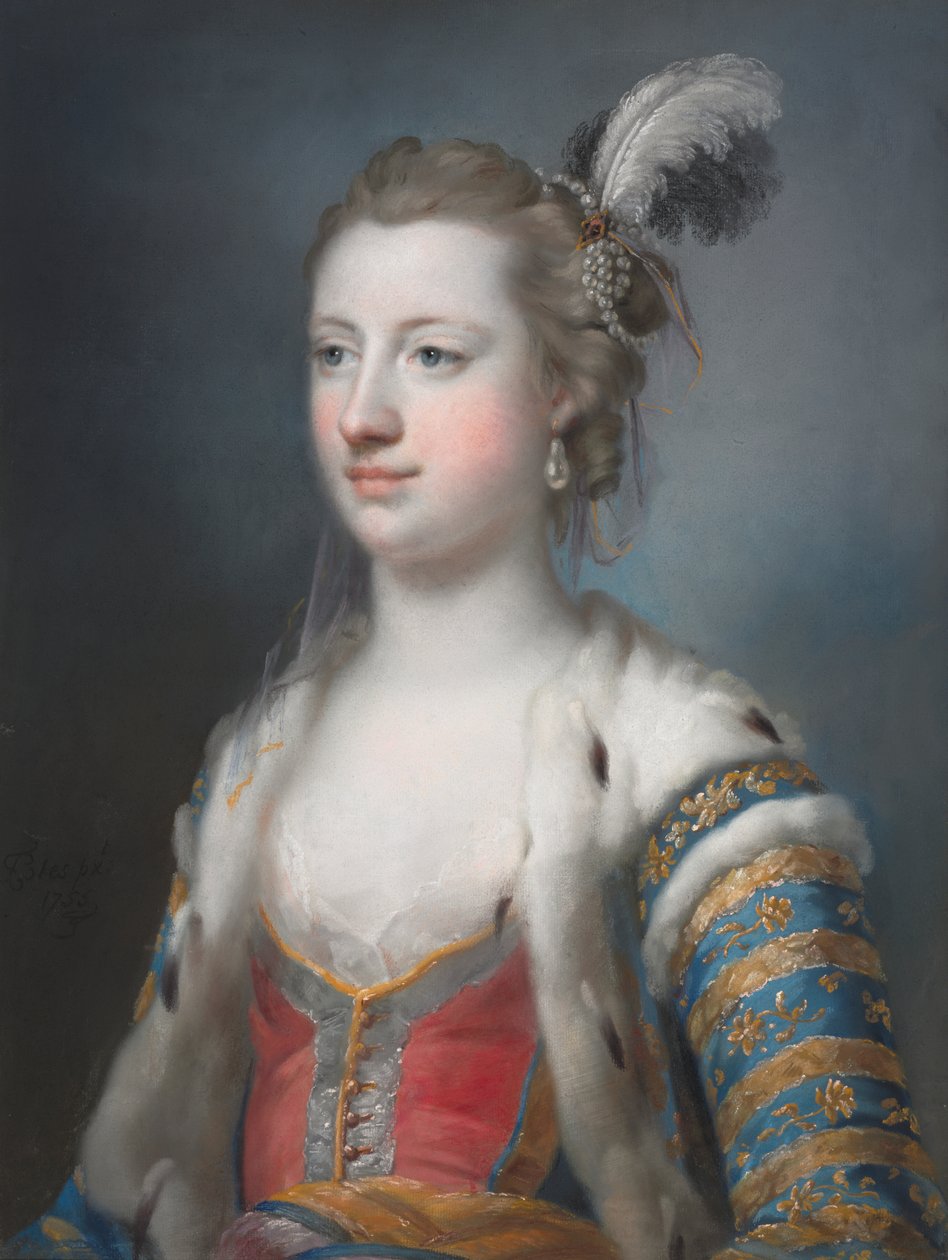 The Right Honorable Lady Mary Radcliffe (1732-98), kone til Francis Eyre, Esq. av Francis Cotes