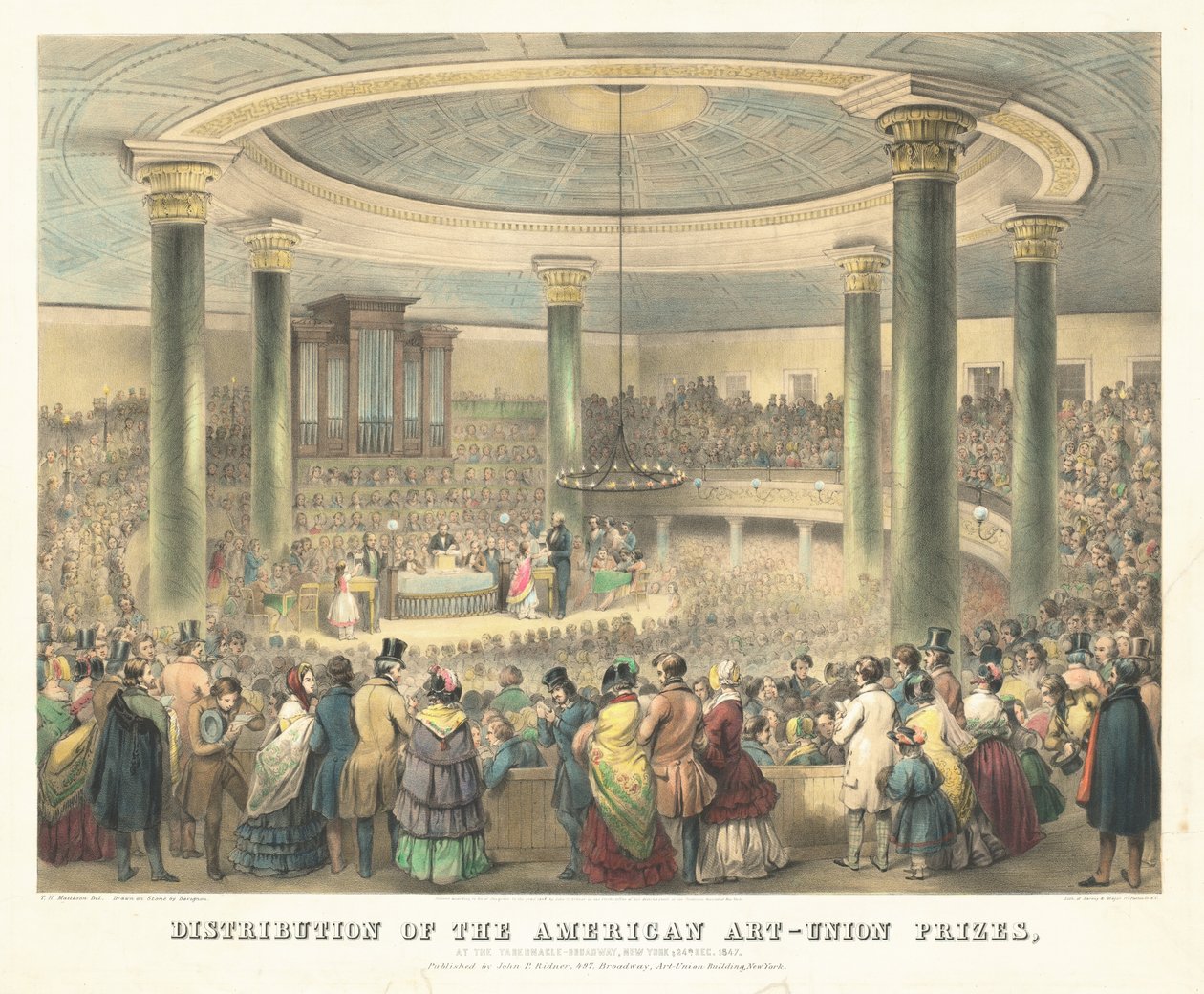 Utdeling av American Art-Union-prisene av Francis D
