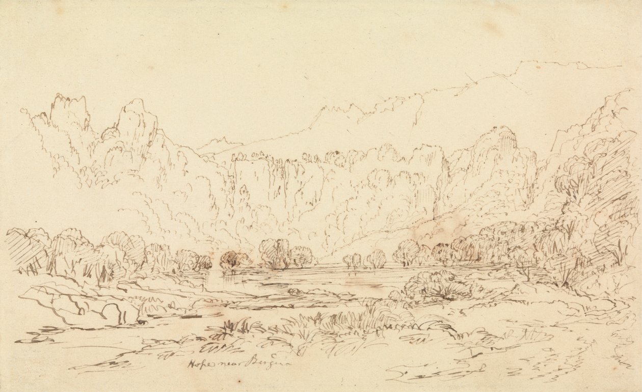Hope nær Bergen av Francis Danby