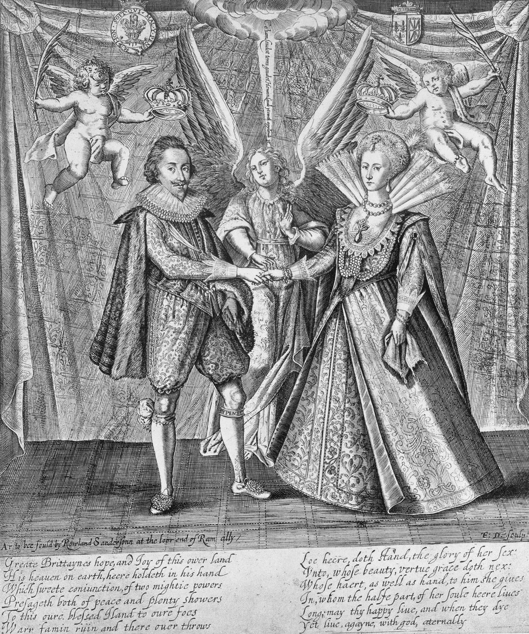 Feiring av ekteskapet til James VI av Skottland og Anne av Danmark, 1589 c1610-1625 av Francis Delaram