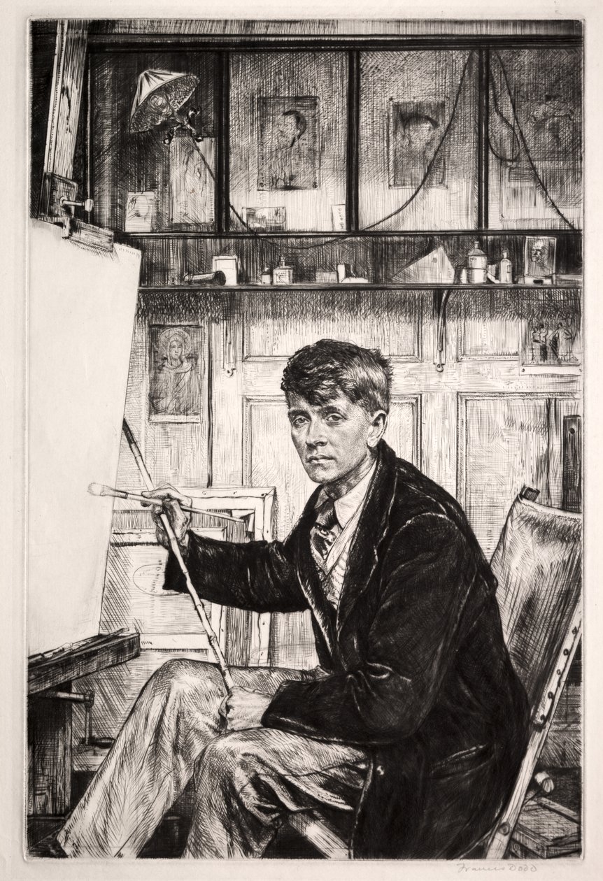Charles Cundall av Francis Dodd