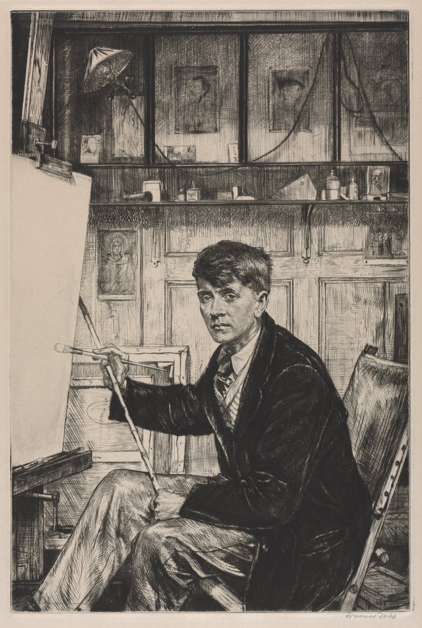 Charles Cundall av Francis Dodd
