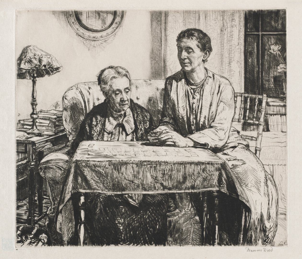 Spillekort av Francis Dodd