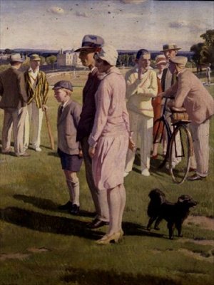 Cricketkampen av Francis Dodd