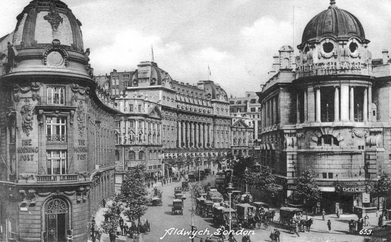 Aldwych, London, tidlig på 1900-tallet. av Francis Frith