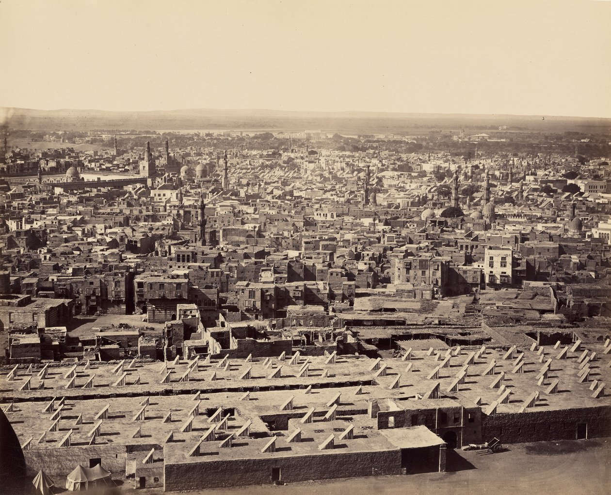 Kairo fra citadellet. Andre utsikt av Francis Frith