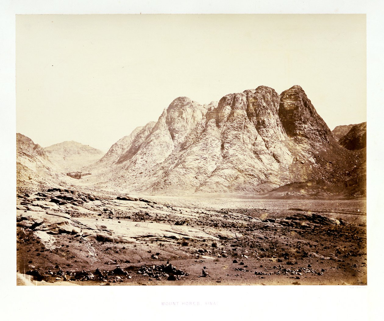 Horeb-fjellet, Sinai av Francis Frith