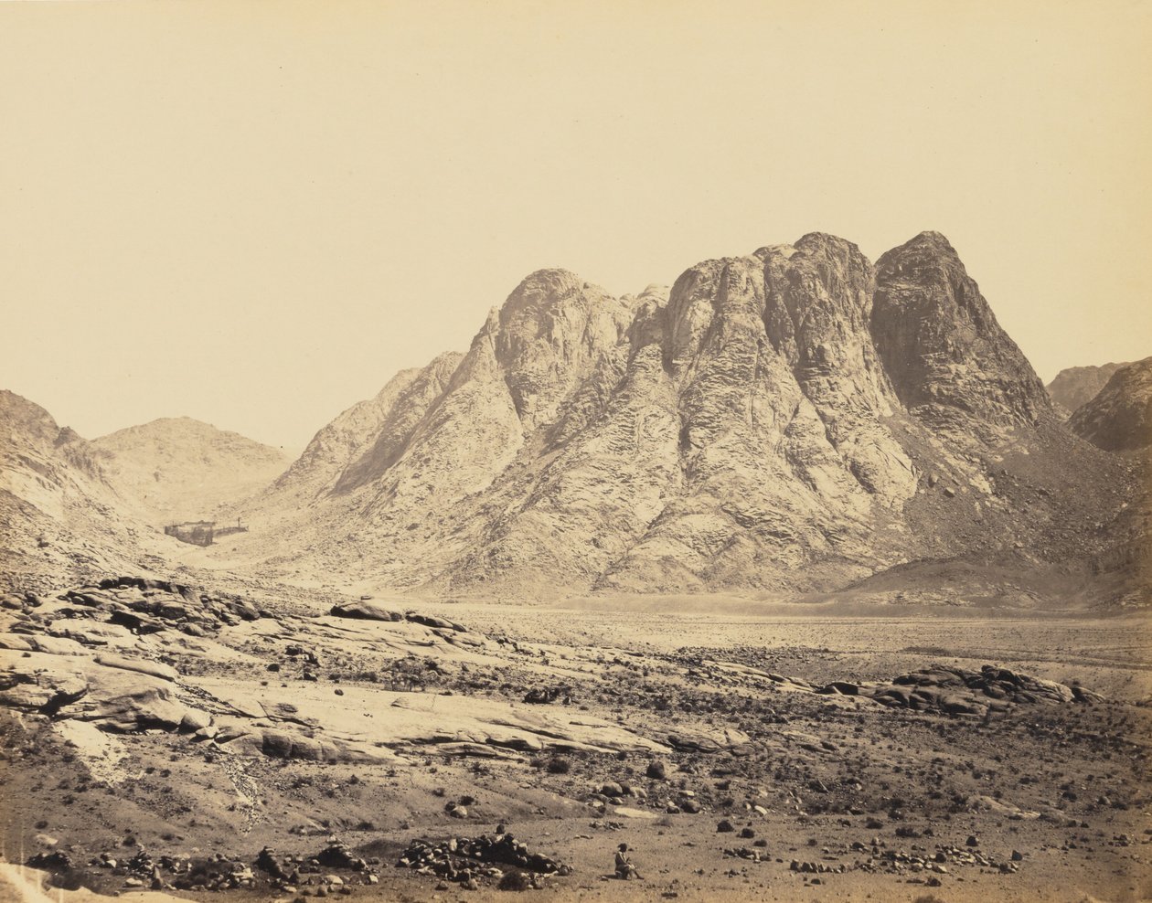 Horeb-fjellet, Sinai av Francis Frith