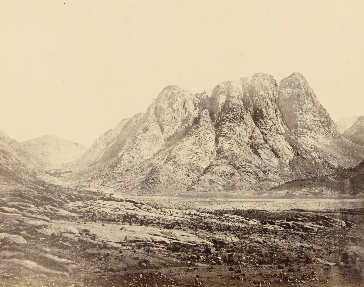 Horeb-fjellet, Sinai av Francis Frith