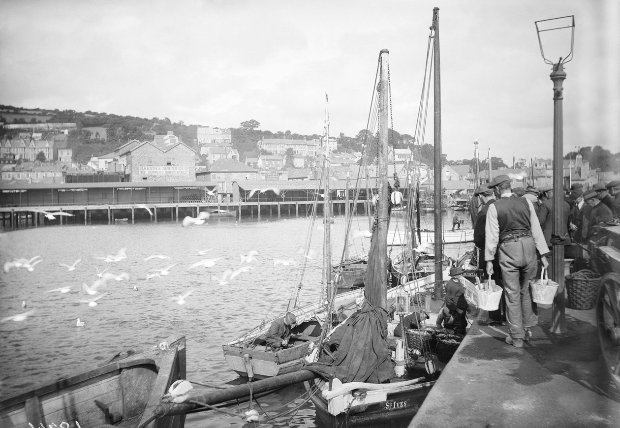 Newlyn havn og fiskekai, Cornwall av Francis Frith