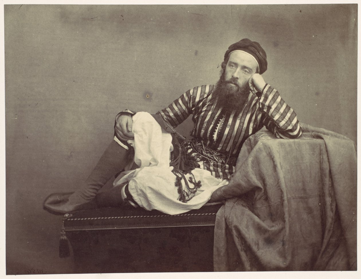 Portrett, tyrkisk sommerdrakt av Francis Frith
