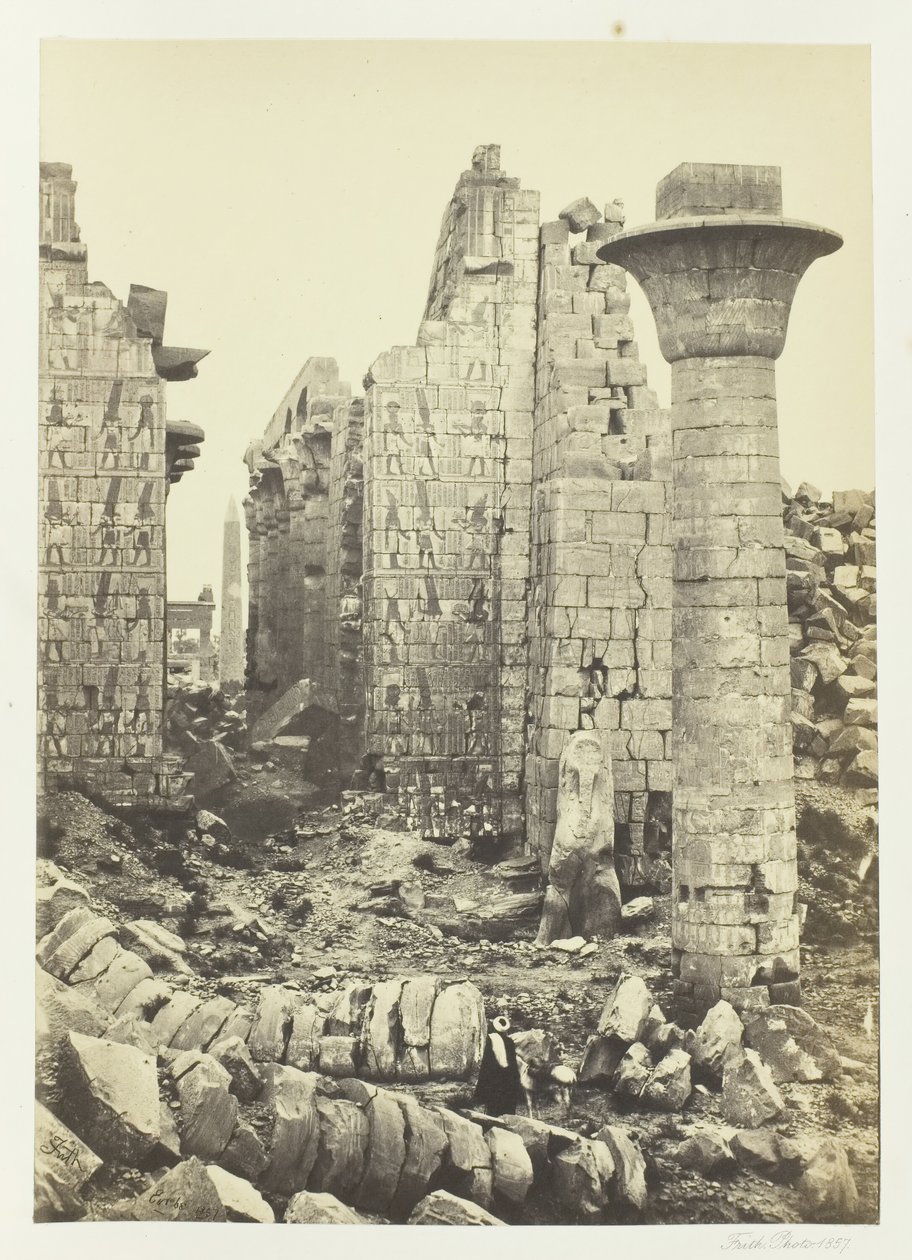 Retten i Shishak, 1857. av Francis Frith