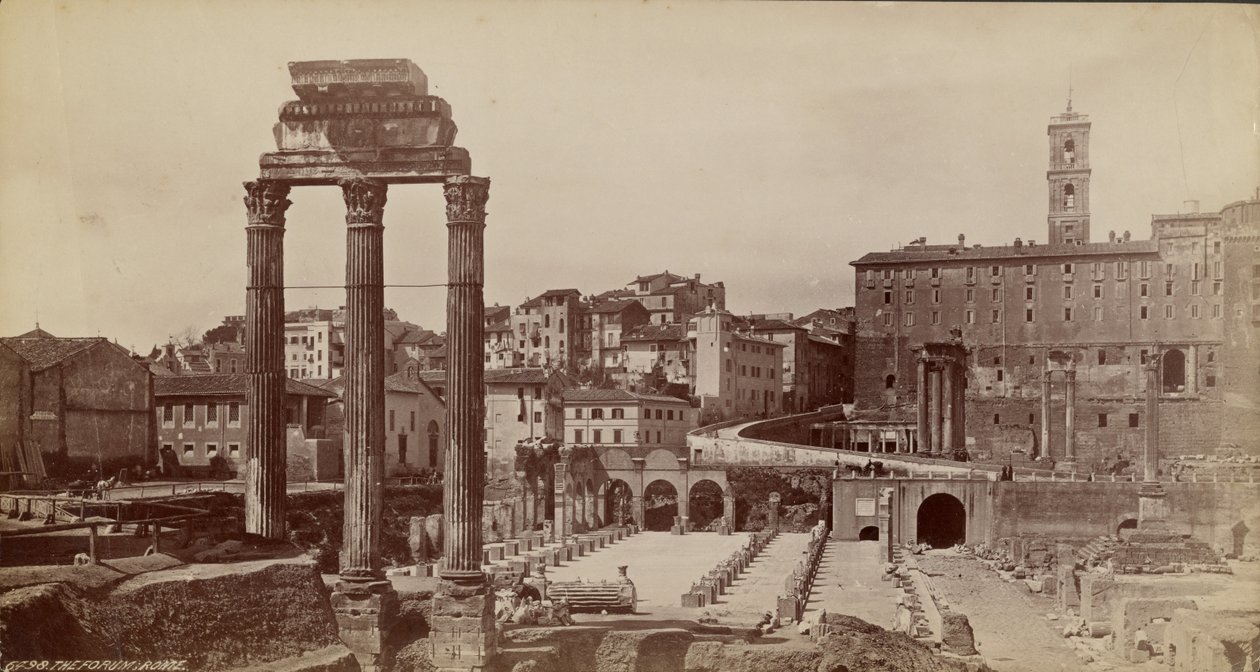 Forum Romanum, Roma av Francis Frith