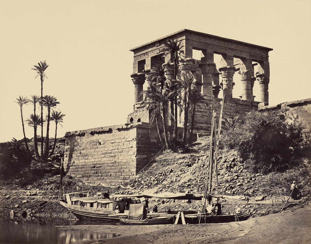 Trajans kiosk, Philae av Francis Frith