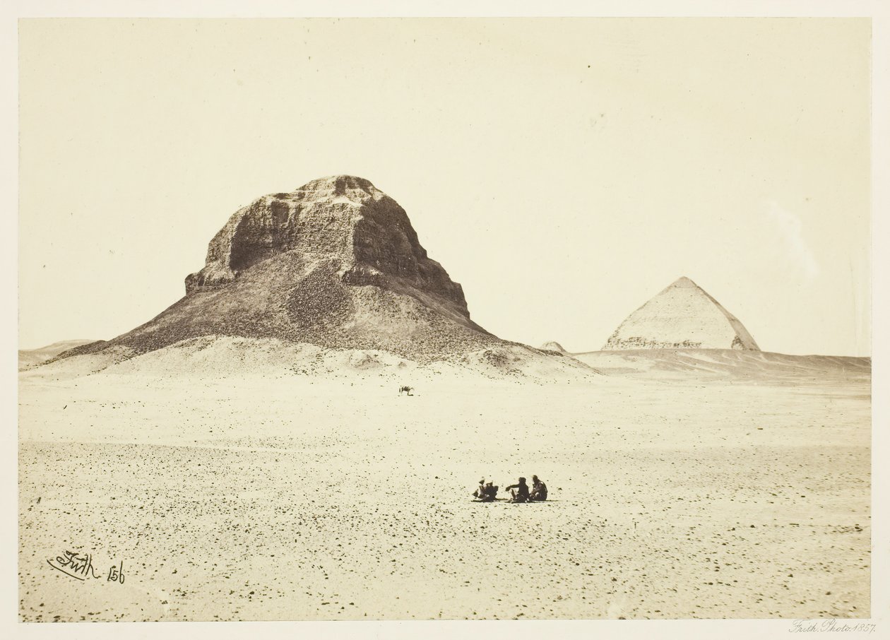 Pyramidene i Dahshoor, 1857. av Francis Frith