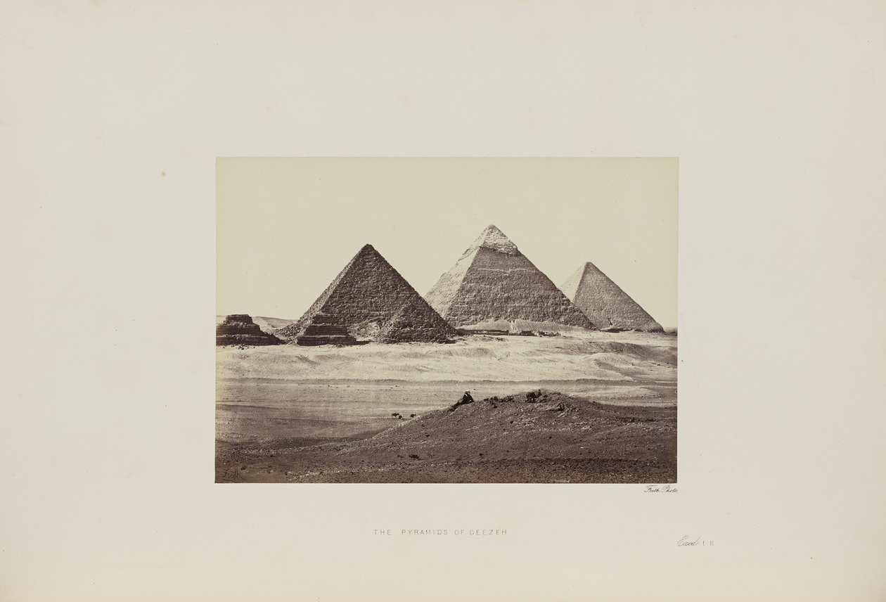 Pyramidene i Giza av Francis Frith