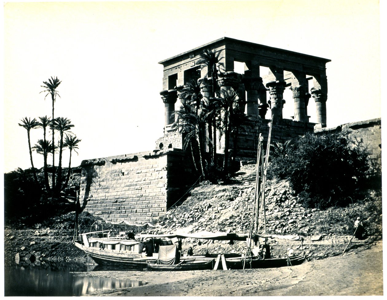 Ramesseum i El-Kurneh, Theben, annet motiv av Francis Frith