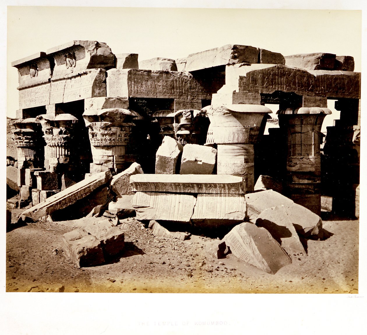 Tempelet i Kom Ombo av Francis Frith