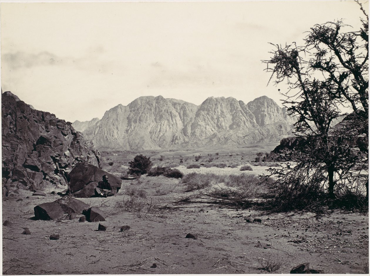 Den skrevne dalen, Sinai av Francis Frith