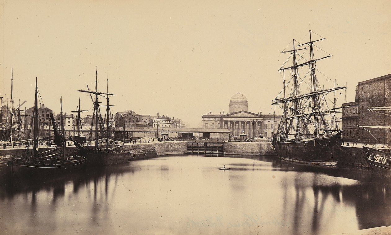 Havnen i Liverpool. av Francis Frith