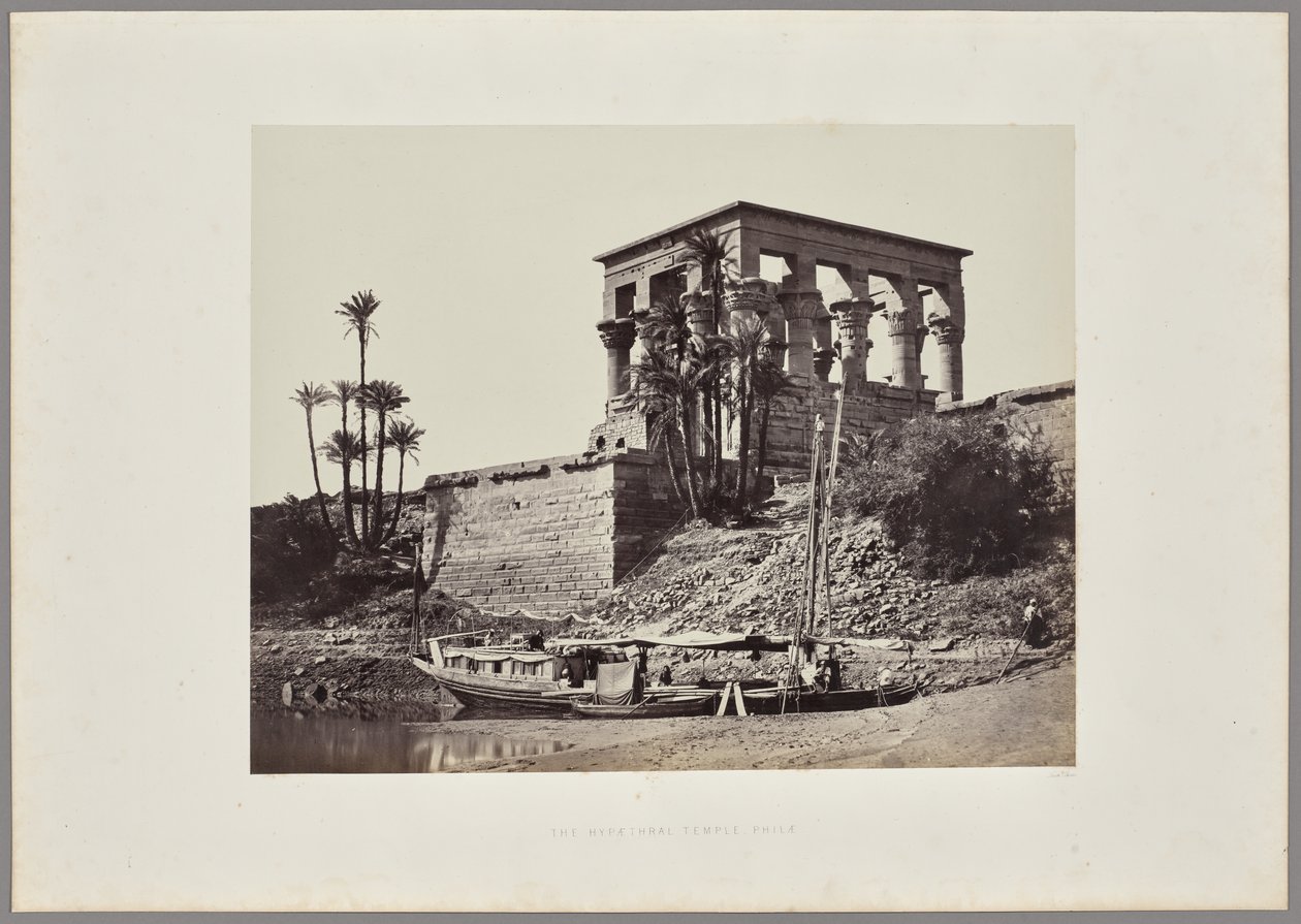 Trajans kiosk på Philae av Francis Frith