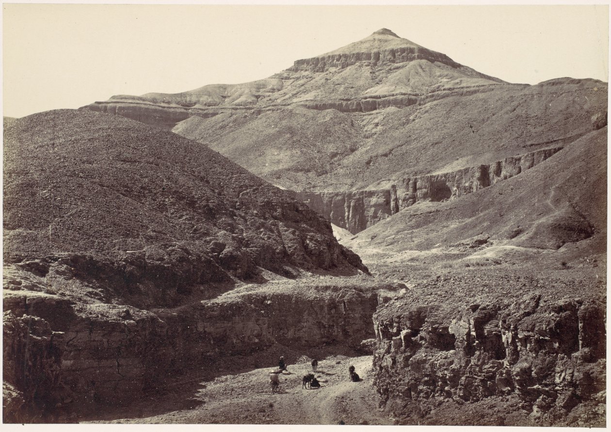 Kongedalen, Theben av Francis Frith
