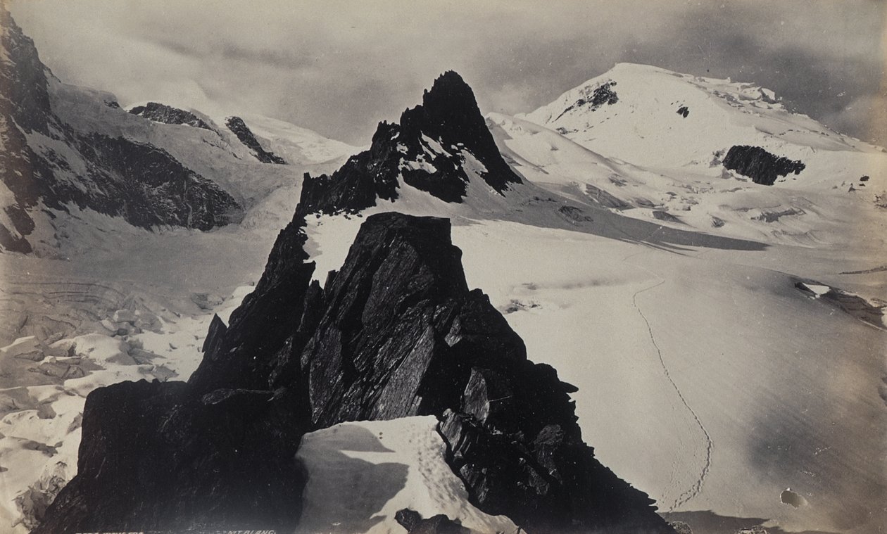 Utsikt fra Mont Blanc av Francis Frith