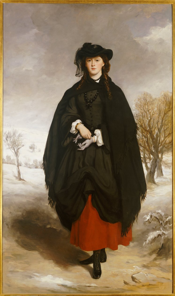 Portrett av Daisy Grant, kunstnerens datter av Francis Grant