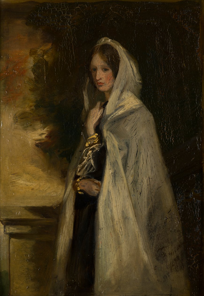 Portrett av Ursula Bridgeman, Lady Londesborough (1823-1883), ca. 1843-78 (olje om bord) av Francis Grant