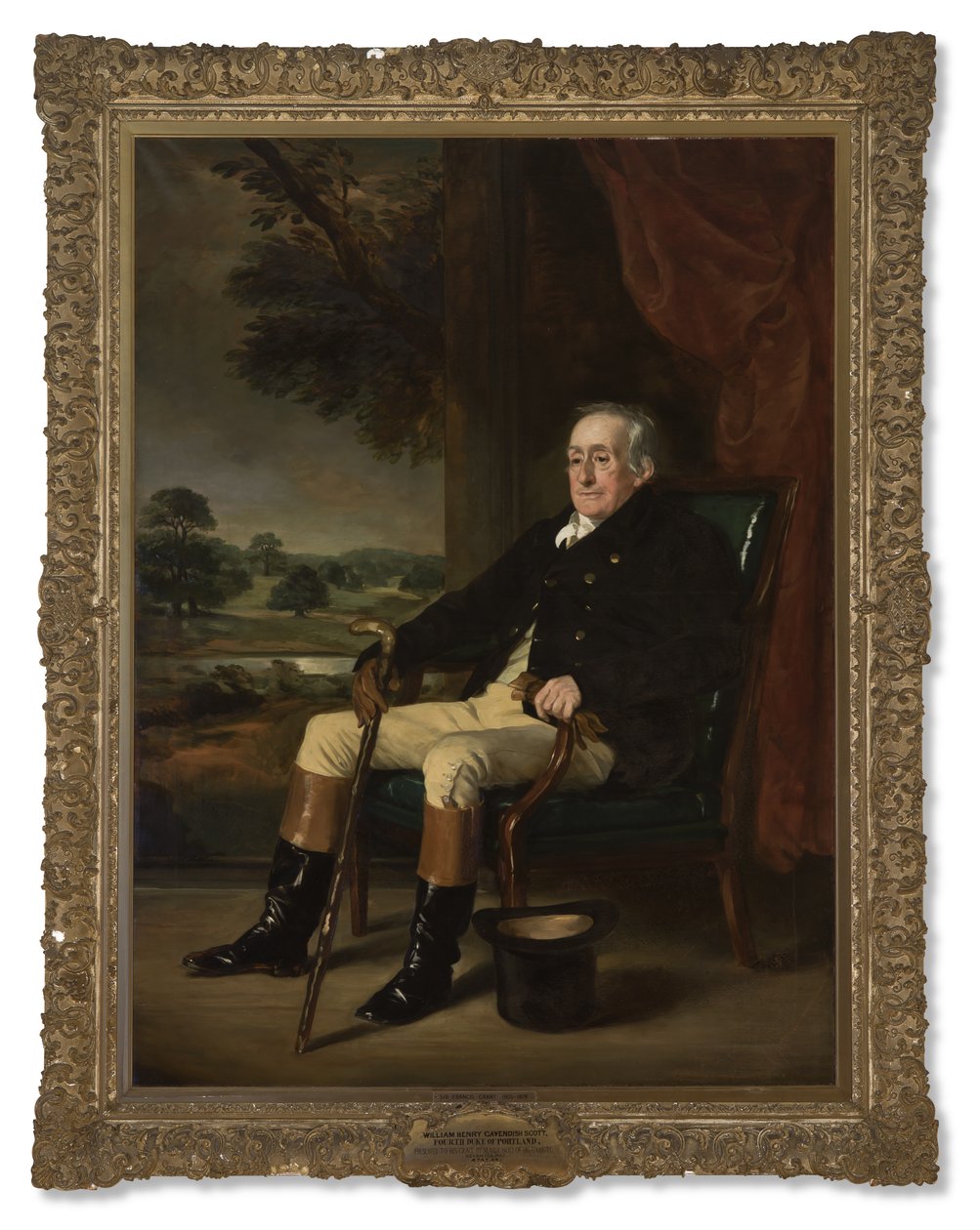 Portrett av William Henry Cavendish-Bentinck-Scott, 4. hertug av Portland, 1852 av Francis Grant