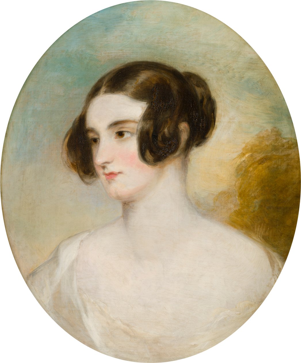 Portrett av Hon. Henrietta Maria Forester, Lady Albert Conyngham (1809-1833), ca. 1829-33 (olje på lerret) av Francis Grant